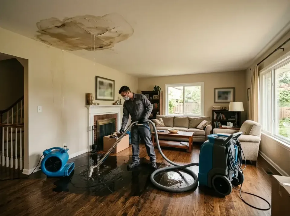 attic-pipe-burst-ceiling-drip-008 — frequently asked questions, Water Damage Restoration & Carpet Care in Enochville, NC